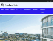 Tablet Screenshot of landlordperks.com